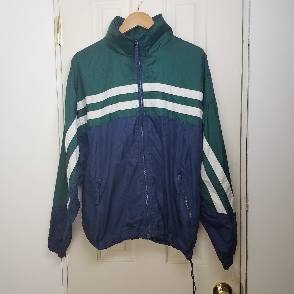 Vtg 90s Head Tennis Womens M Full Zip Windbreaker